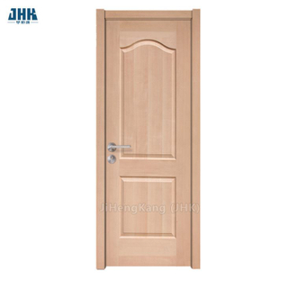 Porta de madeira folheada de bom design com 2 painéis