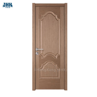 Porta de madeira folheada laminada com designs modernos de sala de apartamento interna mais recente em madeira bonita