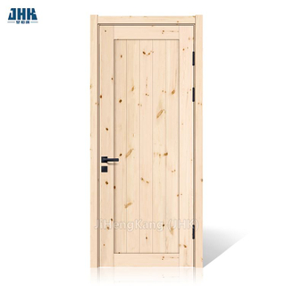 Porta de madeira de pinho natural vívida