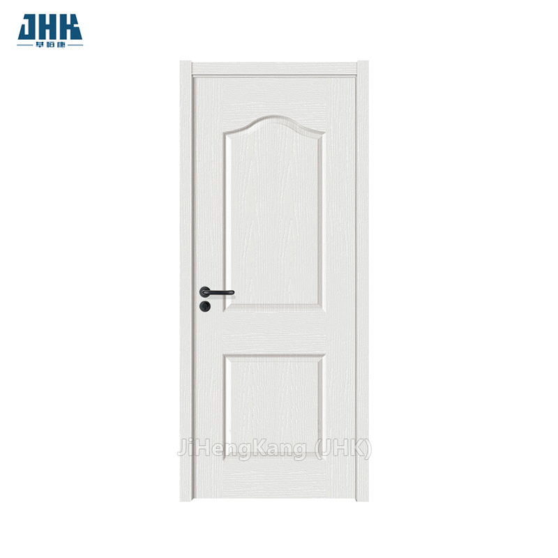 Preço da porta de madeira do painel MDF moldado com primer branco interior (JHK-MD32)