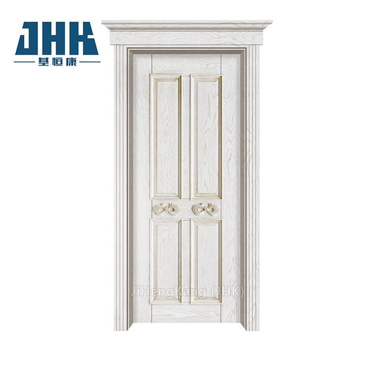 Porta de madeira do armário de amieiro pré-acabado interior (JHK-SK03-1)