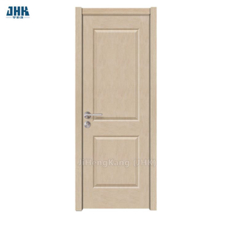 Porta de madeira sem formaldeído personalizada com folheado branco