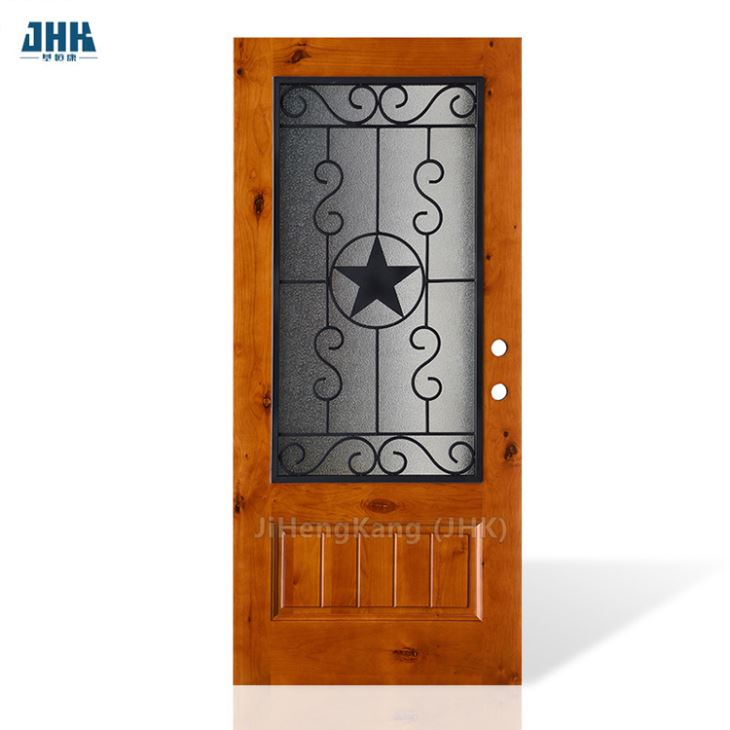 Porta de madeira interior/porta de madeira maciça (RA-N001)