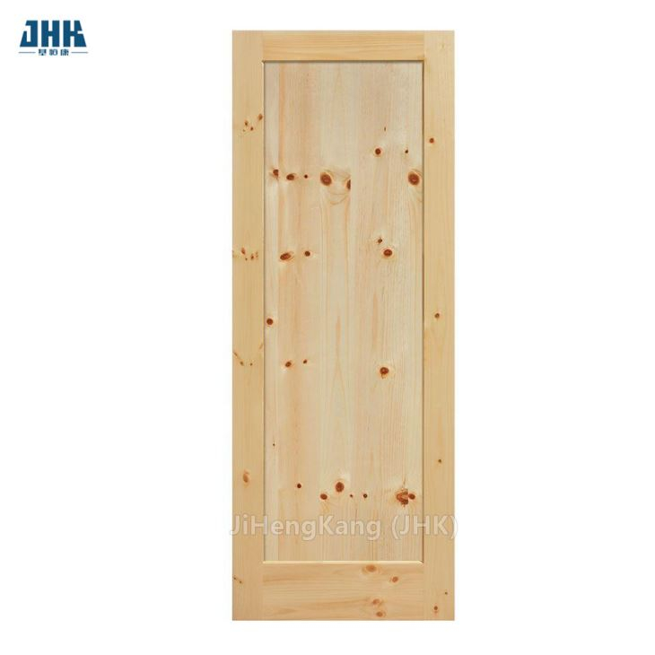 Porta de celeiro deslizante pintada de branco Knotty Pine Hampton Inn