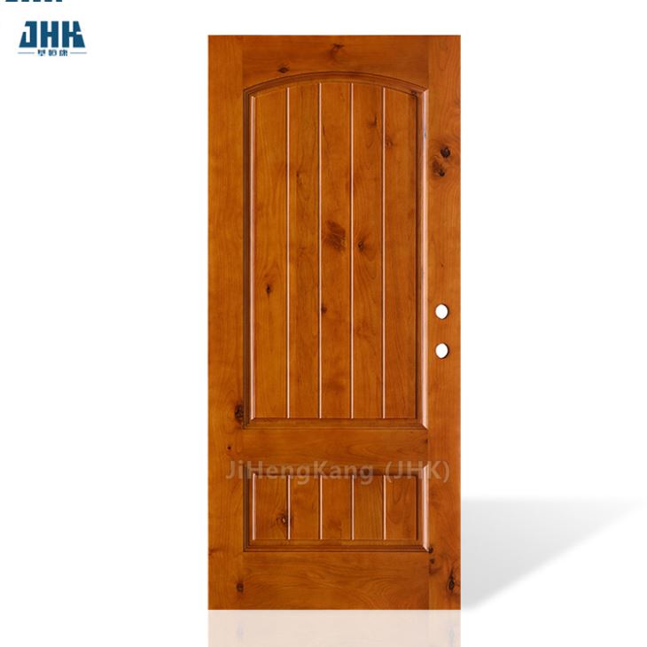 Porta de carvalho rústica (porta de madeira)