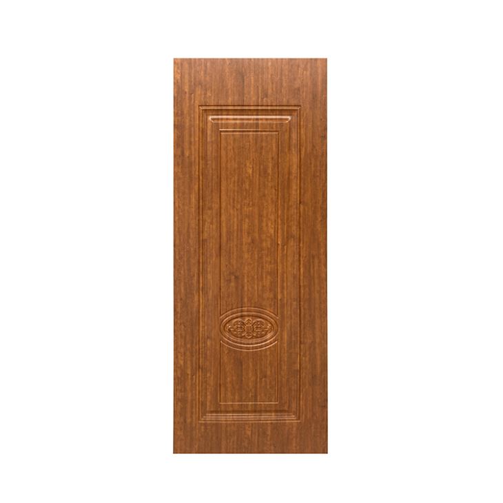 Porta UPVC com design de arco superior de plástico de 2 painéis