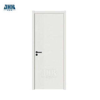 Jhk-F02 Porta interna embutida pintada de branco de grão reto branco
