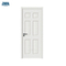 2018 estilo popular América pré pendurado porta de MDF branco, porta clássica de 6 painéis