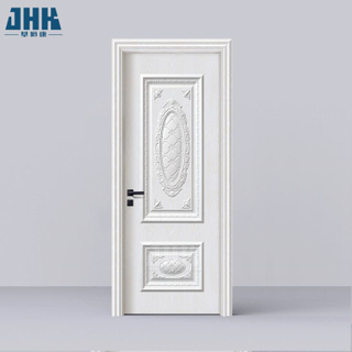 China Fábrica Design Simples Hotel Banheiro Interior Porta WPC Porta composta de plástico de madeira à prova de água