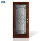 Novo design interior de porta de madeira maciça de mogno francês