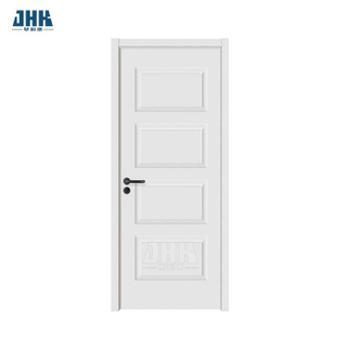 Painel de pele de porta de madeira Jhk-004 Pele de porta moldada em madeira branca